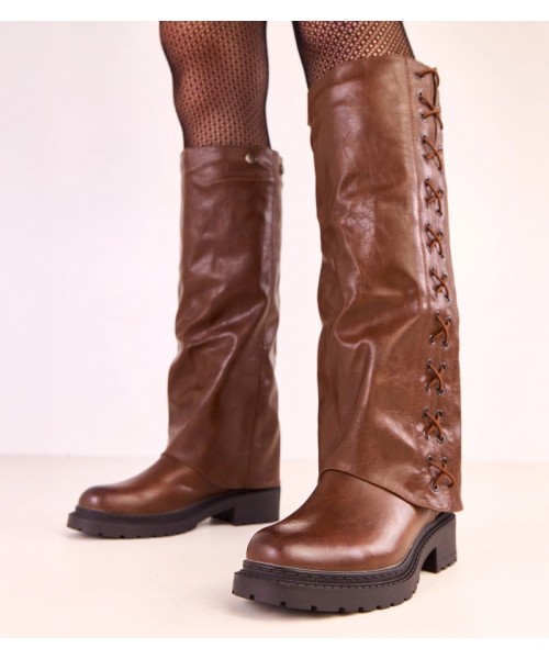 Rudi batai su nuimamu batviršiu iš "Elane