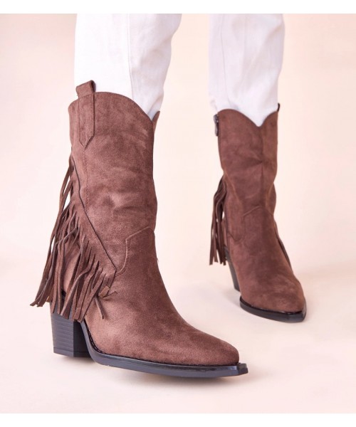 Rudi kaubojiški batai su kutais iš "Elama