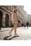 Smėlio Spalvos Sneakers Stiliaus pašiltinti Su futerkiem Nicha
