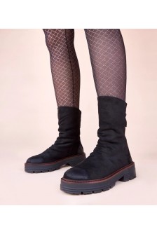 Juodi batai su raukšlėmis priekyje "Arlea