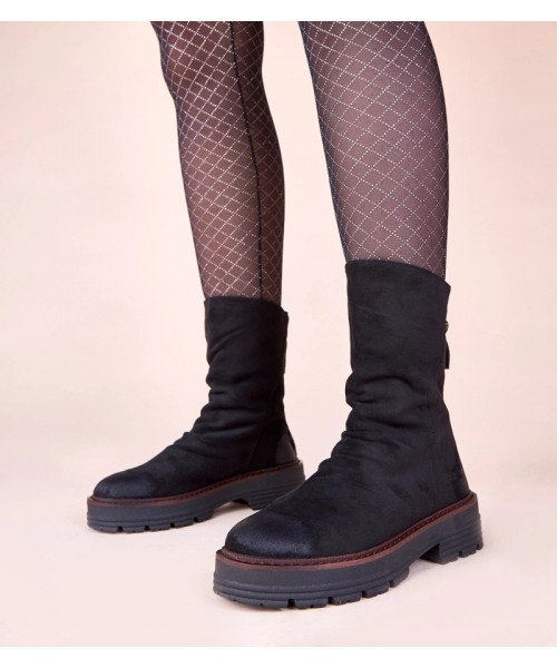 Juodi batai su raukšlėmis priekyje "Arlea