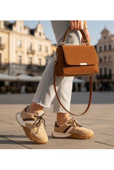 Rudos Spalvos Sneakers Stiliaus pašiltinti Su futerkiem Sanna