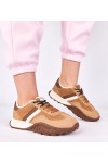 Rudos Spalvos Sneakers Stiliaus pašiltinti Su futerkiem Sanna Rudos Spalvos Sneakers Stiliaus pašiltinti Su futerkiem Sanna