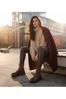 Rudi "Alana" ekosuede batai ant tvirto pado