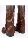 Czekoladowe Auliniai Su wywiniętą viršumi Ant Platformos Carla