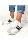 Balti-Juodi Sneakers Stiliaus Sportinio stiliaus Camille