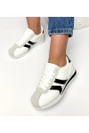 Balti-Juodi Sneakers Stiliaus Sportinio stiliaus Camille