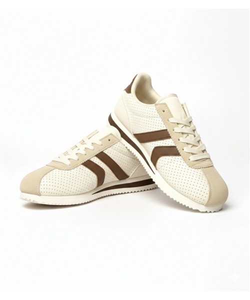 Smėlio ir rudos spalvos sportiniai bateliai Camille