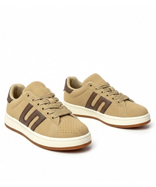 Tamsiai smėlio spalvos Delphine laisvalaikio sportbačiai