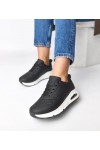 Juodi Sneakers Stiliaus Ant Grubaus Pado Sylvie