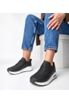 Juodi Sneakers Stiliaus Ant Grubaus Pado Sylvie