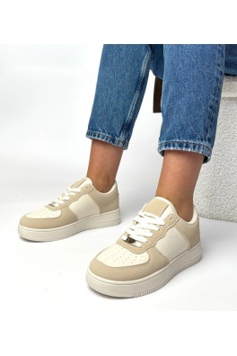 Smėlio Spalvos Sneakers Stiliaus Ant Platformos Brigitte