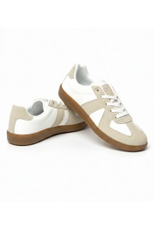 Balti-Smėlio Spalvos Sneakers Stiliaus Ant Platformos Valentine