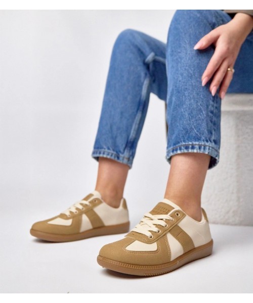 Rudi ir smėlio spalvos Valentine platforminiai sportbačiai