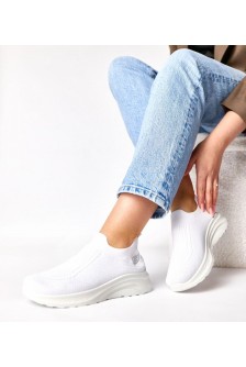 Balti Sneakers Stiliaus Medžiaginiai įsimaunami Gaia