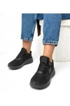 Juodi Sportinio stiliaus Sneakers Stiliaus Su miękką wkładką Lucia