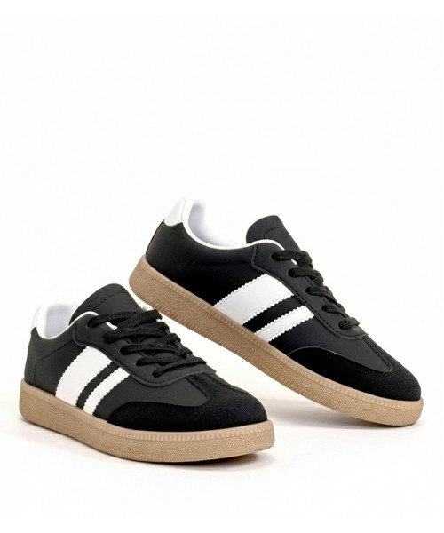 Thérèse juodi platforminiai laisvalaikio sportbačiai