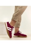 Bordowe Odiniai Sneakers Stiliaus Filippo