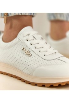 Balti odiniai perforuoti sportbačiai Filippo