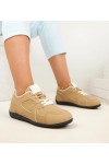 Smėlio Spalvos Sneakers Stiliaus Laisvalaikio batai Damskie Amaryllis