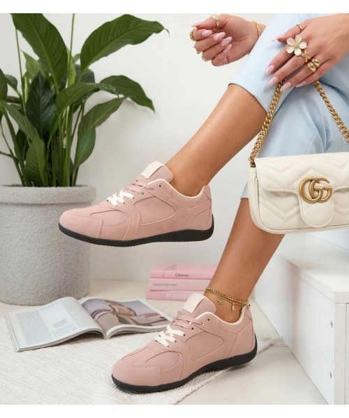 Rožinės Spalvos Sneakers Stiliaus Laisvalaikio batai Damskie Amaryllis