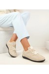Smėlio Spalvos Sneakers Stiliaus Laisvalaikio batai Damskie Amaryllis