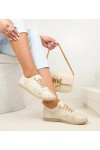 Smėlio Spalvos Sneakers Stiliaus Laisvalaikio batai Ažūriniai Elowen