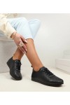 Juodi Sneakers Stiliaus Laisvalaikio batai Ažūriniai Elowen
