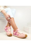 Rožinės spalvos sportiniai bateliai, laisvalaikio bateliai moterims, „Barefoot“
