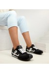 Juodi Sneakers Stiliaus Laisvalaikio batai Damskie Barefoot