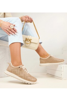 Smėlio spalvos ažūriniai bateliai SIone