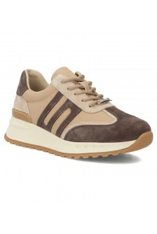 Rudos Spalvos Odiniai Sneakers Stiliaus Na platformos Filippo