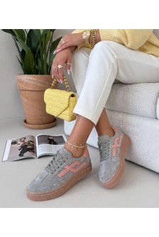 Žalia Cambell natūralios odos sportbačiai