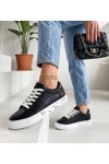 Juodi Sneakers Stiliaus Su Ozdobnymi Wstawkami Layla