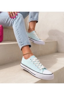 Jasnoniebieskie Casualowe Laisvalaikio batai Manon