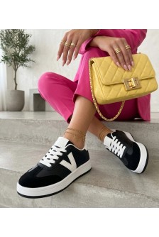 Juodi Sneakers Stiliaus Na platformos Chloe