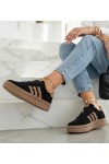 Juodi Odiniai Sneakers Stiliaus Filippo DP7114/26