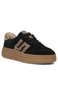 Juodi Odiniai Sneakers Stiliaus Filippo DP7114/26