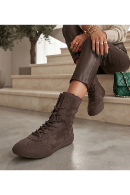Ruda Sneakers Stiliaus Ocieplane Wiązane Nolaste