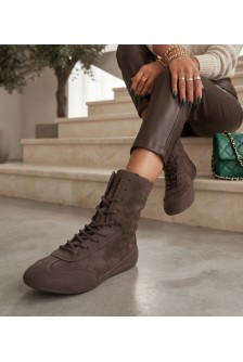 Ruda Sneakers Stiliaus Ocieplane Wiązane Nolaste