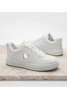 Baltas Sneakers Stiliaus Na platformos Su Serduszkiem Aladina
